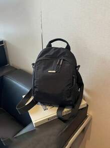 Large Capacity Commuting Travel Backpack, Stylish Shoulder Crossbody Multifunctional Handbag, Suitable For 8-Inch Laptops. School Bags University Bag Bag For School College