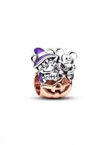 Disney 1 Pieza de Colgante de Cuenta de Plata de Ley 925, Adecuado para Pulsera DI.Y Original, Regalo de Joyería de Moda para Cumpleaños o Compromiso de Mujer, Modelo de Caliente