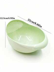 Colador de arroz de 4 en 1 para cocina, bol de arroz de plástico reforzado, cesta escurridor para verduras y frutas, adecuado para restaurantes y cocinas multifuncionales, colador de cocina esencial, accesorios de cocina, adecuado para Navidad - Multicolor - Ver 8