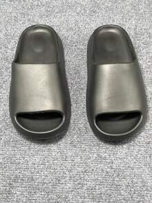 Men's Thick Sole Anti-Slip Durable Slippers, Indoor/Outdoor, Home, Bathroom, Sports, Plus Size