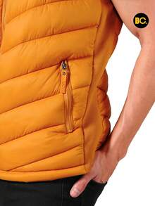 Big City Men Winter Coats - Mustard Yellow - View 5