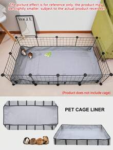 宠物笼子底垫 PVC 垫底 - 适用于兔子、豚鼠、仓鼠、小猪、雪貂和小型宠物，耐用的宠物用品