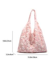 1 pieza Nuevo bolso de hombro con estampado de dumpling, bolso cruzado versátil, bolsa de pecho ligera adecuada para hombres y mujeres, adecuada como salida diaria, deportes, campus universitario, puede contener teléfono, pared, paraguas, estuche cosmético, llaves