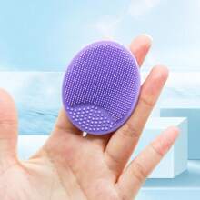 5pcs Silicone Face Cleaning Brush Set - Includes Facial Cleansing Brush And Exfoliating Cream For Deep Cleansing, Soft Brush For Blackhead And Pore Care, Comfortable & Gentle Massaging, Suitable For Baby Use