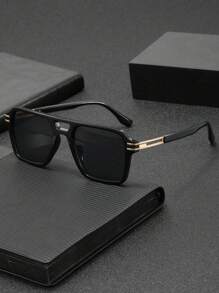 1 Pair Men's Fashionable Casual Outdoor High-End Street Style Streetwear Party Versatile Personalized Fashion Glasses
