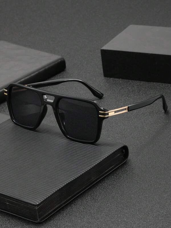 1 Pair Men's Fashionable Casual Outdoor High-End Street Style Streetwear Party Versatile Personality Fashion Glasses