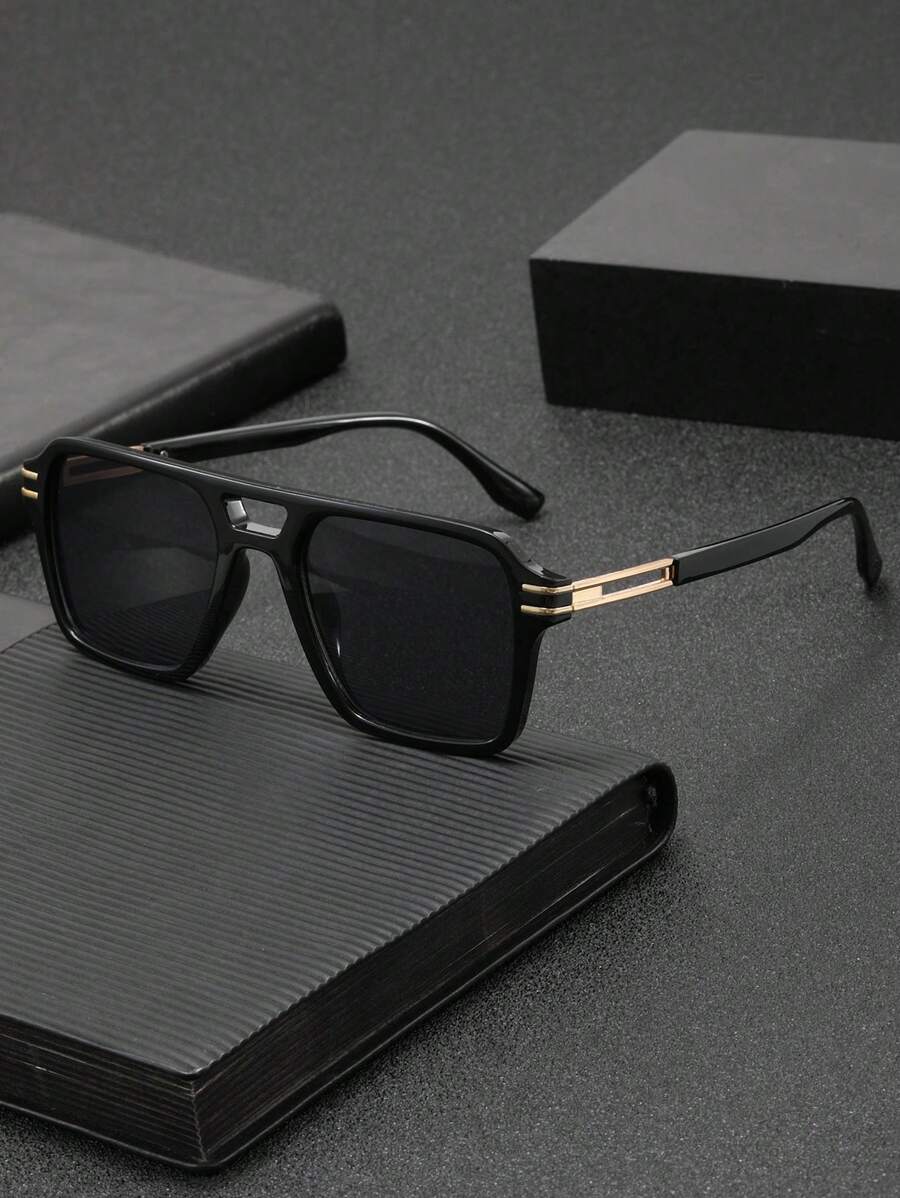 1 Pair Men's Fashionable Casual Outdoor High-End Street Style Streetwear Party Versatile Personalized Fashion Glasses
