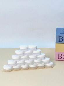 10g Set de botellas de viaje, para uso doméstico y diario, accesorios esenciales de viajes, contenedores con tapas a rosca, productos de belleza, aceites Essential, jabón corporal/conerer/champú/lavado facial/jabón de manos/dish/loción