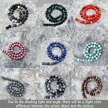 6/8/10mm Natural Crystal Beads Stone Round Energy Healing Loose Beads  For Jewelry Making Bracelet Anklet Necklace - Natural Stone Beads - View 12