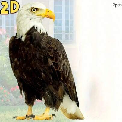 1 pezzo Repellente per uccelli riflettente in acrilico con vento, materiale PMMA, per il controllo degli uccelli - Decor per aula, decorazione da giardino Design eagleern * Struttura in acrilico, repellenti riflettenti per gli uccelli