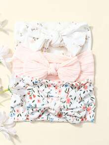 6pcs Cute Bowknot Headbands For Newborn Baby Girls, Soft & Skin-Friendly, Suitable For Daily Use All Seasons - 彩色 - 查看 8
