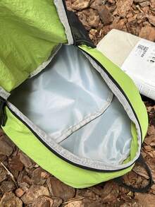 大容量多功能背包，轻便简约时尚旅行包 - 綠色 - 查看 4