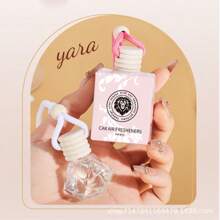 1 Pc 8ml Car Aroma Pendant, Lovely Car Air Freshener, Deodorant, Fresh Air, Women's Car Pendant Decoration, Suitable For Everyday Appearance, Travel, Suitable, Bathroom, Wardrobe, Bedroom, Living Room, Valentine's Day Gift, Four Flavors To Choose From