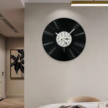 Simulation Vinyl Record Retro Creative Clock Luxury Wall Clock Cafe Bar Decoration Table Vinyl Record Mute Clock Sideboard Decorations Ornaments Art Desktop Painting High Sense Niche Living Room Painting. Gifts Birthday Graduation Room Decor Clock Wall Bedroom Decor Dormitory Decor Back To School School Decor School Surprise Home Decor School Supplies - White - View 8