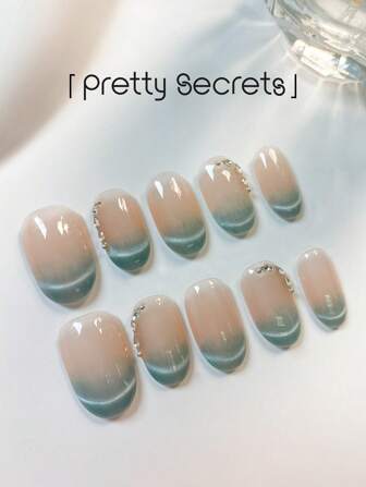 prettysecrets 10 piezas de suministros hechos a mano para presionar, suministros 3D para gatos franceses con ojo de gato azul nude, verano, adecuado para niñas/mujeres