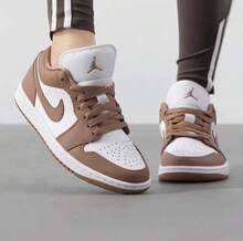 Nike 1 LOW Giày thể thao cổ thấp thoải mái và đa năng - Trắng Nâu - Xem 7