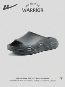 WARRIOR 1 Pair Men's Breathable Anti-Slip Slippers, Fashionable Outdoor Wear - Grey - View 2