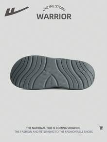 WARRIOR 1 Pair Men's Breathable Anti-Slip Slippers, Fashionable Outdoor Wear - Grey - View 3