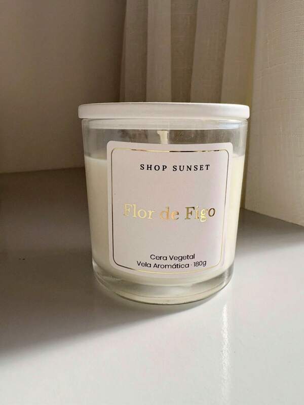 Vela Aromática Perfumada Flor de Figo 180g