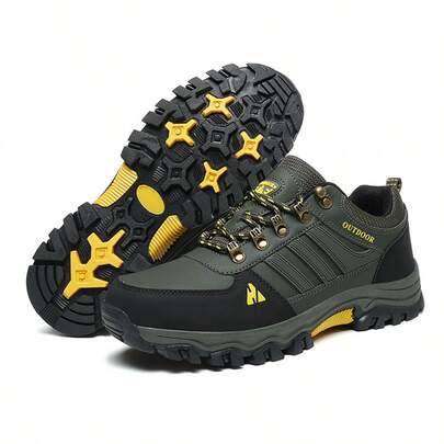 Men's New Low-Top Boots, Outdoor Hiking Comfortable Hunting Walking Shoes, Daily Work Sports Casual Shoes