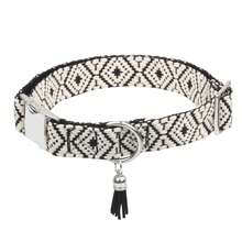 1pc Boho Style Collar For Small/Medium/Large Dogs, Soft Adjustable Collar With D-Ring & Tassel, & Comfortable, Suitable For Dog Valentine's Day Gift - Multicolor - View 23