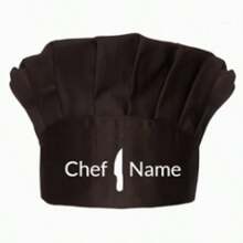 1 szt. czapka kucharska - haftowana na zamówienie, melonik z popeliny, wielokolorowa, regulowana, elastyczna czapka kucharska dla dorosłych, odpowiednia do kuchni, gotowania, restauracji i fabryk, ochrona włosów