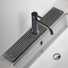 Wasserhahnmatte für Küchenspüle, Diatomit-Ablage für schnell trocknende Steinspülen, super saugfähig, verhindert feuchtigkeitsspendende Aufbauung – Wasserhähne-Splash-Schutz für Badezimmertheke, Küche