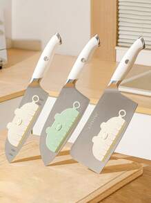 不粘蔬菜切片机家用厨房土豆切片黄瓜切菜工具磁吸式创意猪多功能切片机菜刀水果刀通用