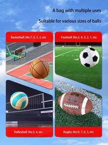 Przenośna, wisząca torba do przechowywania piłek sportowych | Siatkowa torba do koszykówki, Siatkowa torba do siatkówki/piłki nożnej | Torba do przechowywania jednej piłki, Duża siatkowa torba, Pogrubiona siatkowa torba do przechowywania piłek do koszykówki/piłki nożnej/siatkówki, Tkana torba tenisowa, odpowiednia na siłownię, w podróż, na kampus, jako prezent na powrót do szkoły, na trening, Wielofunkcyjny nylonowy dodatek (dostępny w wielu kolorach, styl boho)