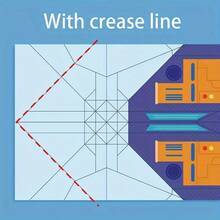 16 Stücke Papierflugzeug Design/32 Stücke Faltpapier mit vorgeprägten Linien, kreatives DIY Handwerk, Origami Papierflugzeuge für Bastler, geeignet als Partyfavors, Geschenke für Jugendliche und Erwachsene sowie Bildungsaktivitäten