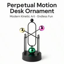 Perpetual Motion Desk Sculpture – Modern Kinetic Art For Home & Office