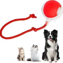 Interactive Dog Toys Dog Balls Activated Automatic Rolling Ball For Puppy Small Medium Dogs Smart Jumping Automatic Moving Bouncing And Rotating Ball Vibrating Keep Them Busy [2025 Newly Upgraded] Indestructible Summer Gift Motion Activated Ball Mother's Day Gift - Red - View 8
