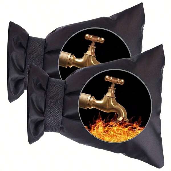 1 Stück Außenwasserhahn-Abdeckung für Winterfrostschutz, Rohrwärmeisolierung, isolierte Zapfenabdeckung