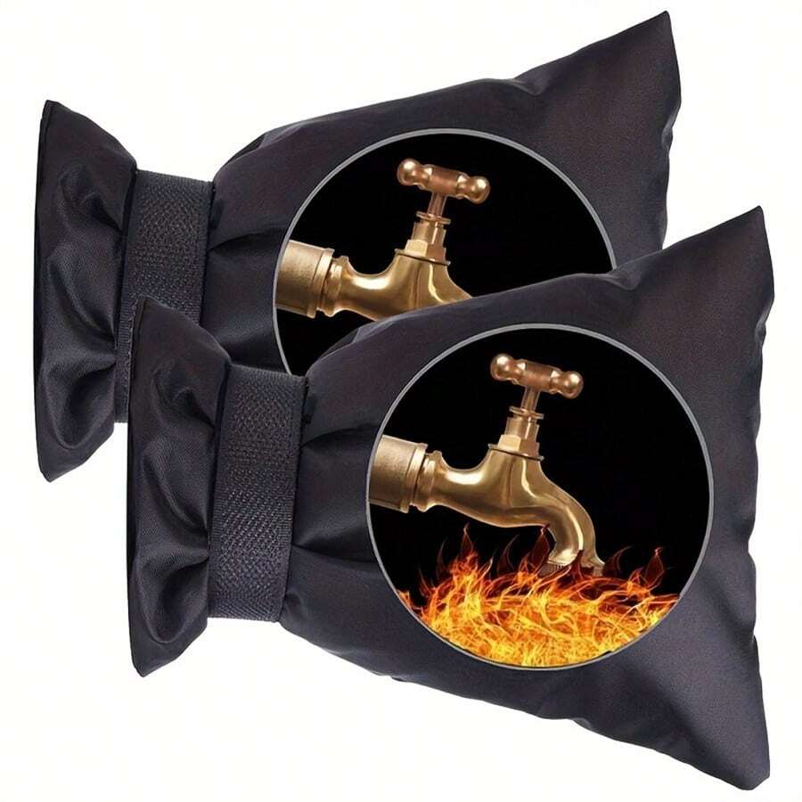 1pc Outdoor Water Faucet Cover For Winter Freeze Protection Pipe Insulation Insulated Spigot Backflow Cover