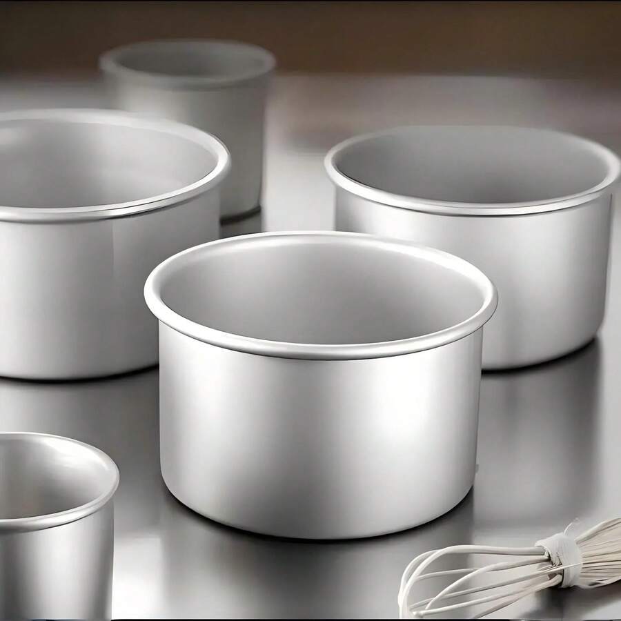 4-Inch/6-Inch/7-Inch/8-Inch Aluminum Alloy Detachable Bottom Cake Mold, Durable Baking Pan, Suitable For Oven, Ideal For Wedding, Birthday, Easter And Daily Baking