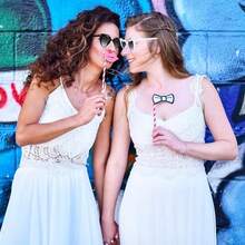 16pcs Fun Designed Heart-Shaped Glasses, Black And White Paired With Casual Glasses, Suitable For Various Themed Gatherings, Concerts, Performance Celebrations, Parties, Street Photography, Photo Booths, And Preferred Decorative Props