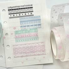 Tape Starry Symphony Scrapbooking Decorative Stickers, Cute Basic Elements Underlayer Strips