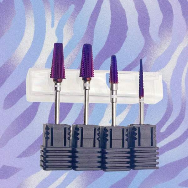 1/4 piezas/set Brocas, herramientas de pulido, Nail Archivos de máquina de secado eléctrico de arte, Herramientas de Arte