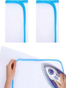 1pc High Temperature Resistant Ironing Cloth, Featuring Heat Insulation And Ironing Functions. Made Of Mesh Fabric Suitable For Various Clothing Materials, Can Be Used As Iron Mat Or Ironing Net. Effectively Insulates High Temperature To Prevent Clothing Damage Or Discoloration, Lightweight And Breathable Without Affecting Ironing Effect, Convenient Storage Without Occupying Space. A Practical And Useful Item For Clothing Care. Random Color And Style.