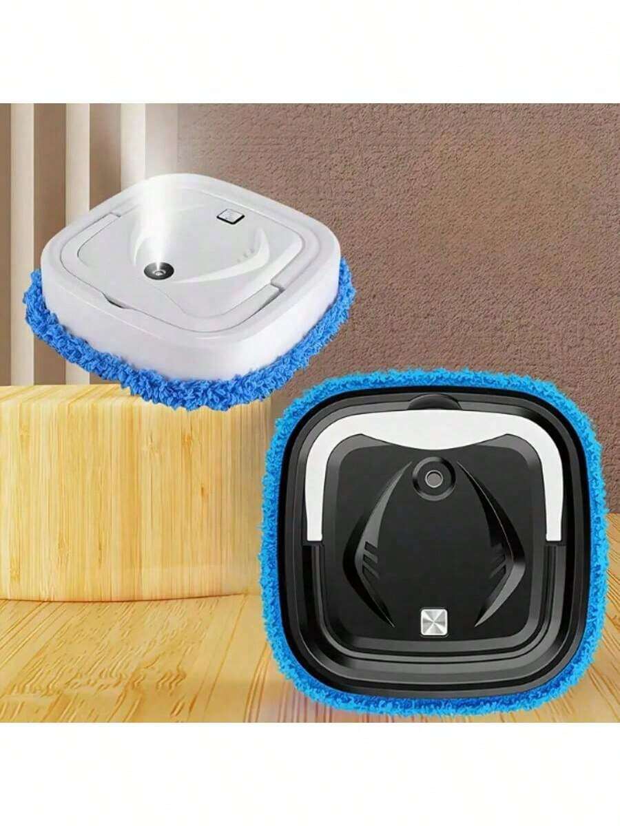 2 In 1 Robot Vacuum Cleaner, Smart Sweeping Robot For Sweeping, Vacuuming And Mopping, Mini Ultra-Thin And Silent, Suitable For Hard Floors, Flat Surfaces, Marble Tiles And Wooden Floors - Black - View 1