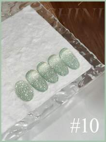 12ml夏秋季美甲热销多巴胺蓝粉红白反光碎钻闪光凝胶指甲油凝胶2025万圣节美甲新款超闪碎钻美甲沙龙美甲用品 - 彩色 - 查看 14