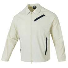 Under Armour Áo khoác Airvent bền bỉ, chất liệu dệt kim, dáng rộng, dành cho nam, thích hợp cho tập luyện thể dục 1383029-273 - Màu be - Xem 1