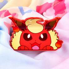 pocket monsters Pokémon Eevee & Eeveelutions Acrylic Hair Claws - Cute Cartoon Character Design, Kawaii Hair Accessories For Women, Durable Styling Clips, Ideal Gift For Pokémon Fans Fashion Hair Clips - CSO0902 - 查看 13