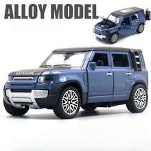 Christmas New Alloy Car Model Four Open Door Toys Suv Car Off-Road Toy Car, As Halloween, Christmas Gift - Multicolor - View 6