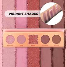 Profusion Cosmetics Blooming Hues 5 Shade Eyeshadow Palette, Multi Finish Floral Inspired Shades Ideal For Day-To-Night Looks, PEACEFUL PEONY