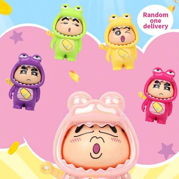 Crayon Shin-Chan Face-Changing Toy - Xinglebi Toy Set, Shin-Chan Figure, Plump & Non-Deformable Body, Sturdy Lanyard, Cute Q-Style Fun Design, Perfect For Holidays & Birthday Gifts(1PC Random Delivery)