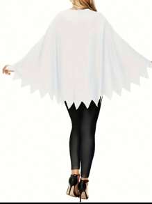 1 pezzo Mantello/Mantellina per Ognissanti, Costume da Zucca di Ognissanti, Outfit per Cosplay e Feste di Ognissanti, Tuta da Zucca