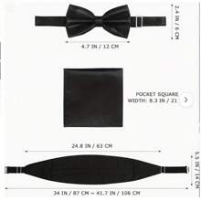 3 Pieces Men's Self-Tie Bow Tie, Cummerbund & Pocket Square Set | Formal Wedding Tuxedo Accessories For Groom & Groomsmen. Fall, Autumn, Halloween Autumn-Winter Accessories,Suitable For Teens, Youth,Men,Casual, Outdoor, Athletic, Vacation, Graduation Gifts, Birthday, Daily Wear Halloween, Casual, Business, Street, Boho, Western, Outdoor, Gift For Men, Husband, Boyfriend, Father, Dad, Christmas