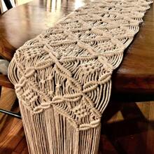 Weaving table flags, wedding banquet table blankets, tablecloths, ins desktop decorations