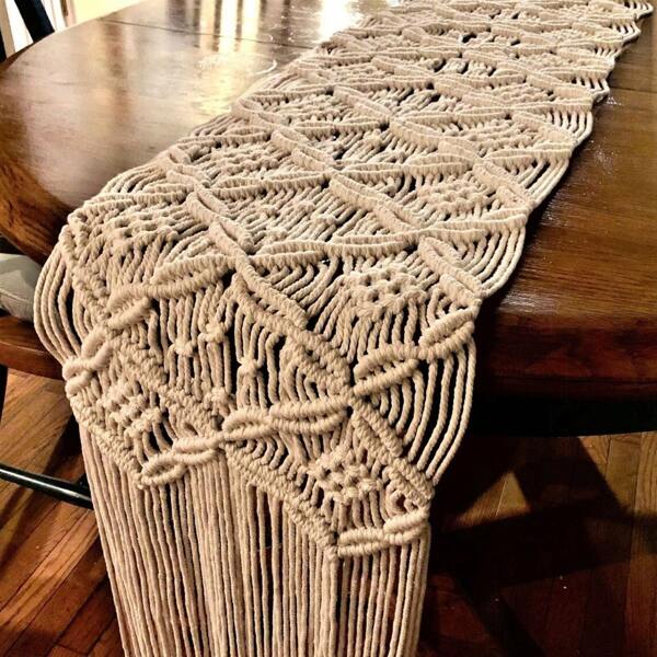 Weaving table flags, wedding banquet table blankets, tablecloths, ins desktop decorations
